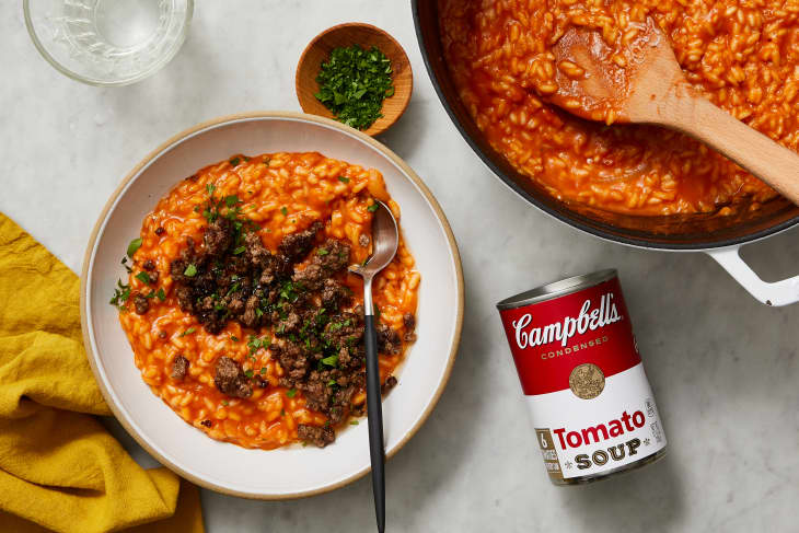 Crispy Beef and Parmesan Baked Risotto Recipe | The Kitchn